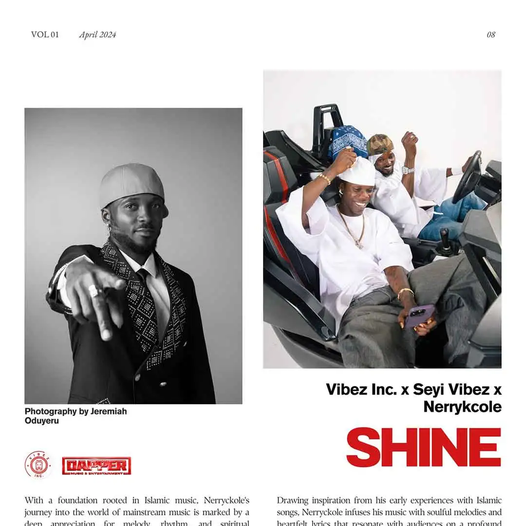 Vibez Inc Shine ft Nerryckole Seyi Vibez 1